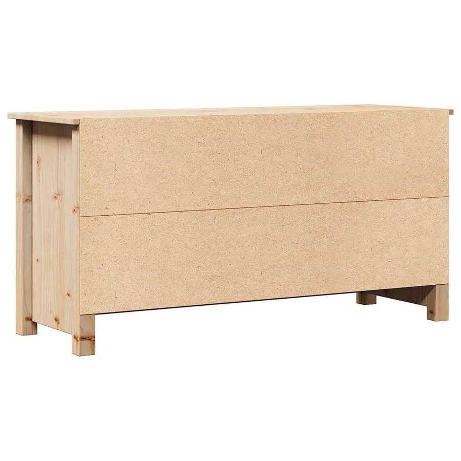 Meuble TV 103x36,5x52 cm Bois de pin massif - 7