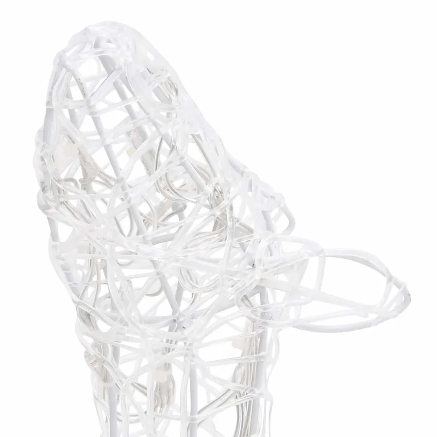 Famille de rennes de décoration Acrylique 160 LED blanc chaud - 5