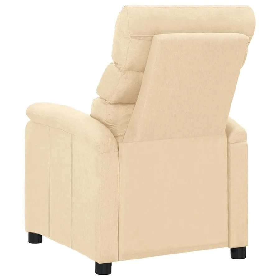 Fauteuil de massage Crème Tissu - 4