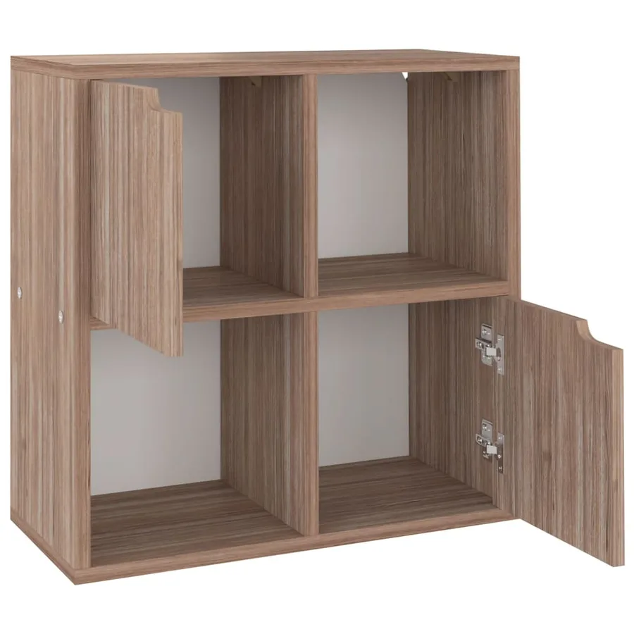 Bibliothèque Chêne Sonoma gris 60x27,5x59,5cm Bois d’ingénierie - 2