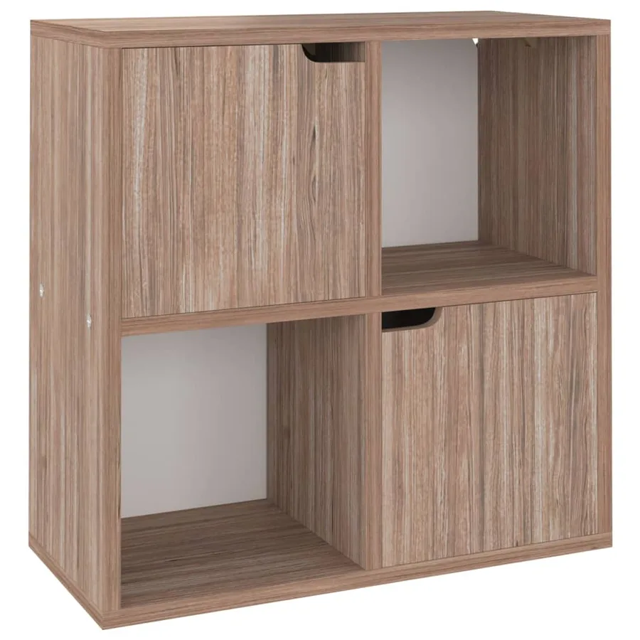 Bibliothèque Chêne Sonoma gris 60x27,5x59,5cm Bois d’ingénierie - 5