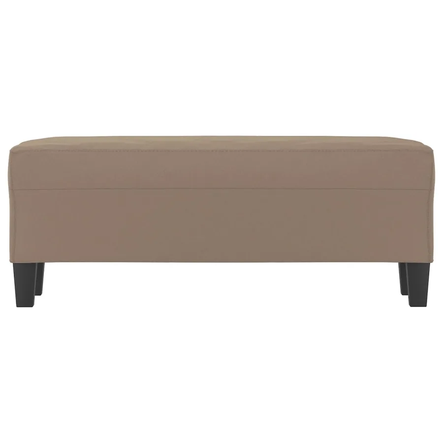 Banc Taupe 100x35x41 cm Tissu microfibre - 3