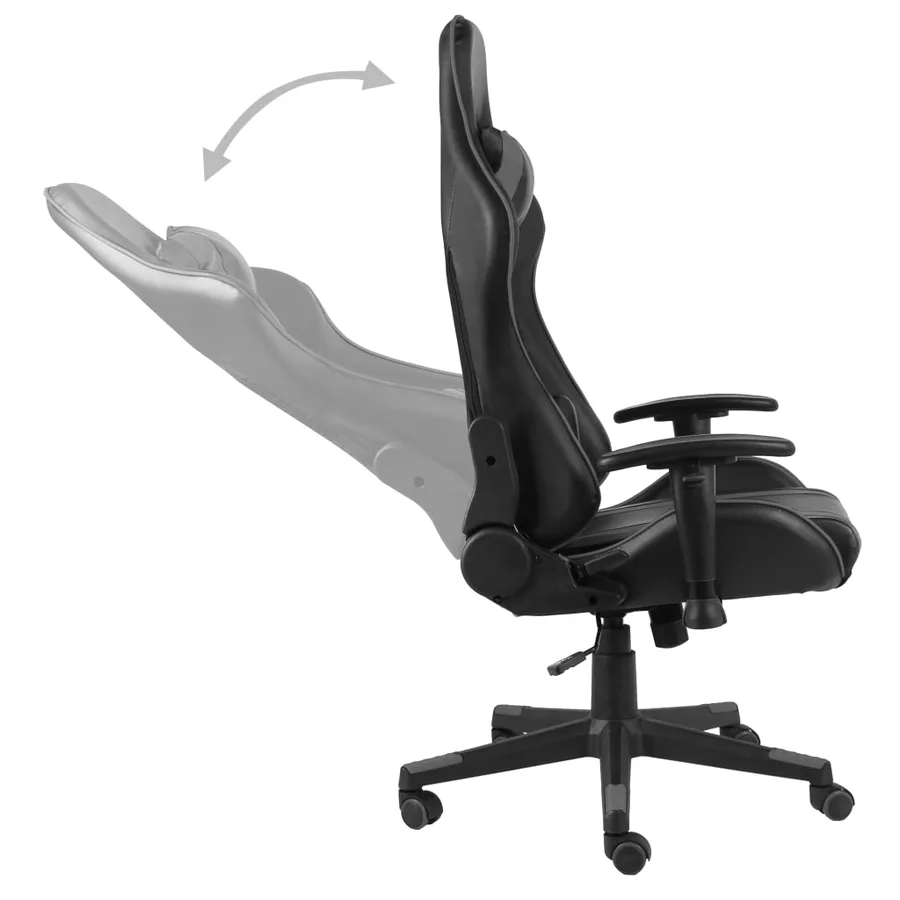 Chaise de jeu pivotante Gris PVC - 5