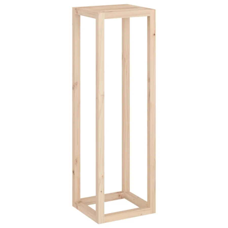Ensemble de supports pour plantes 3 pcs Bois de pin massif - 7