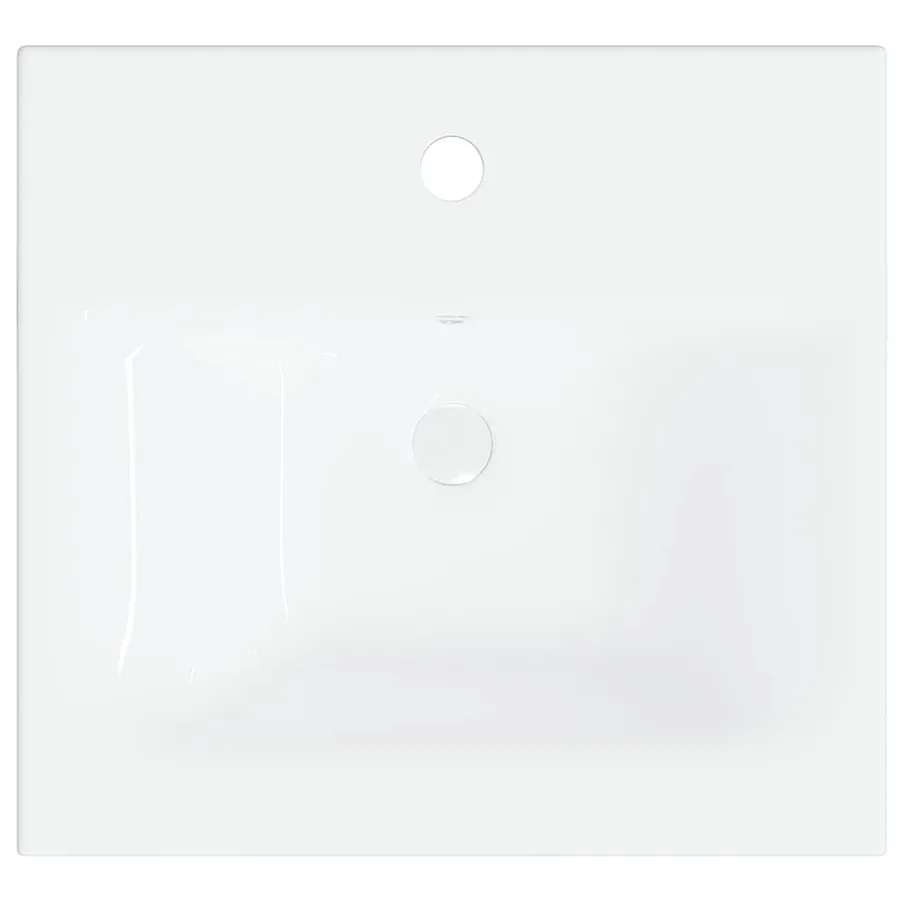 Ensemble de meubles de salle de bain Blanc Aggloméré - 8