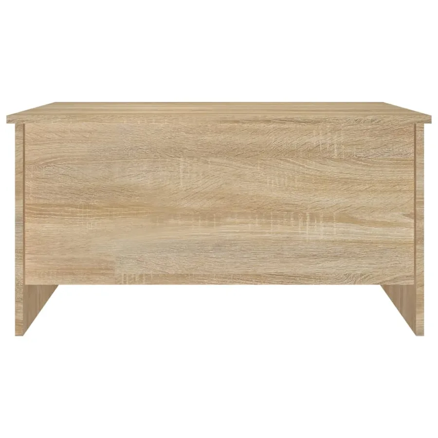 Table basse chêne sonoma 80x55,5x41,5 cm bois d'ingénierie - 4