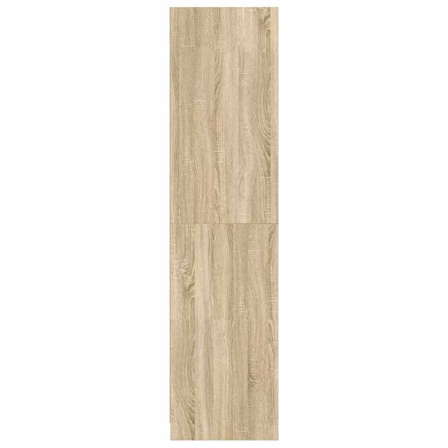 Garde-robe avec tiroirs Chêne sonoma Bois d'ingénierie - 5