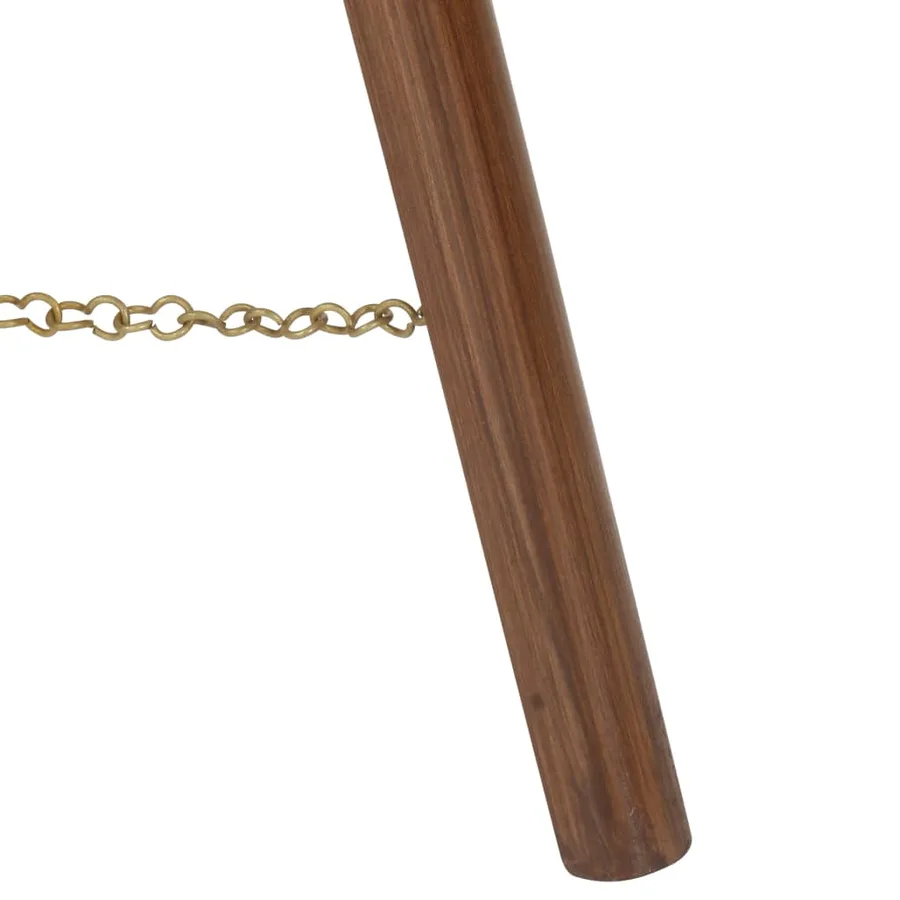 Lampadaire à trépied bois de manguier massif 97 cm - 10