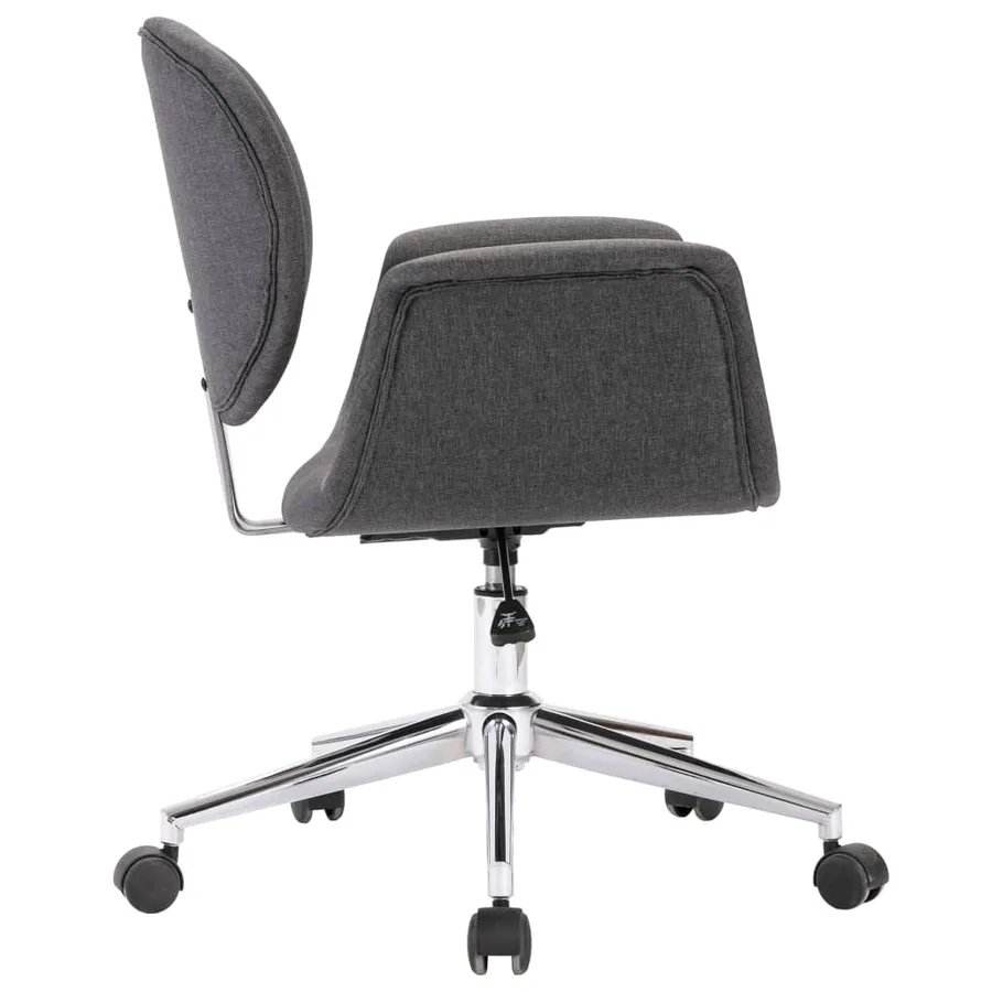 Chaises pivotantes à manger lot de 2 gris tissu - 4