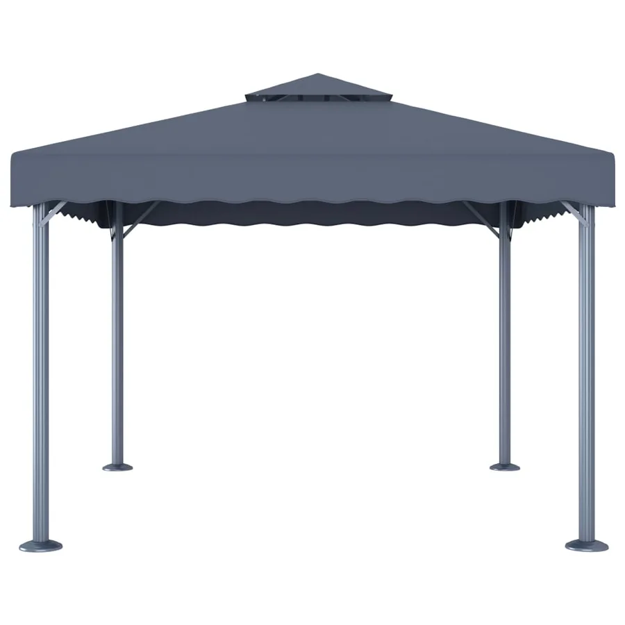 Tonnelle 300x300 cm Anthracite Aluminium - 2