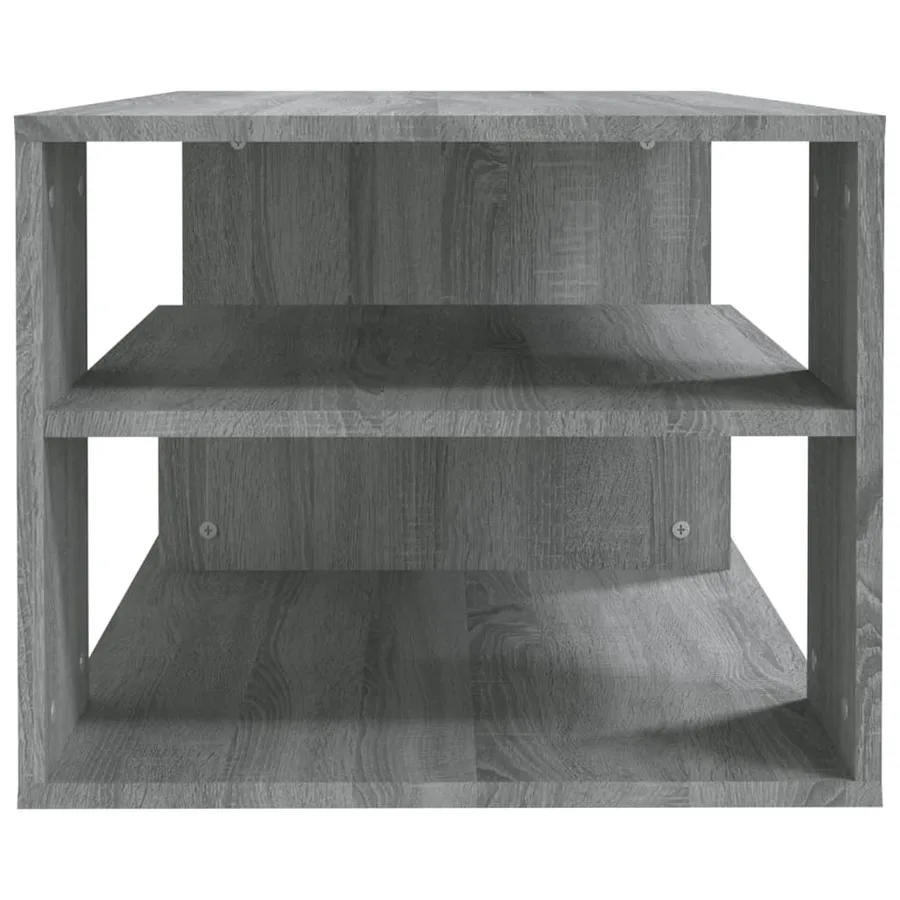 Table basse Sonoma gris 100x50x40 cm Bois d'ingénierie - 4