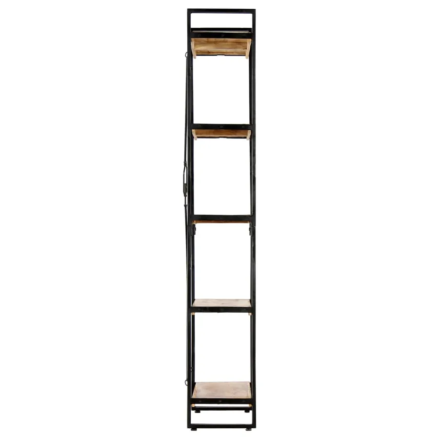 Bibliothèque à 5 niveaux 60x30x180 cm Bois de manguier solide - 3
