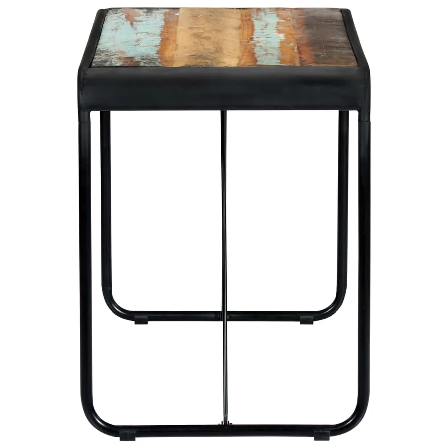 Table de salle à manger 118x60x76cm Bois de récupération massif - 3
