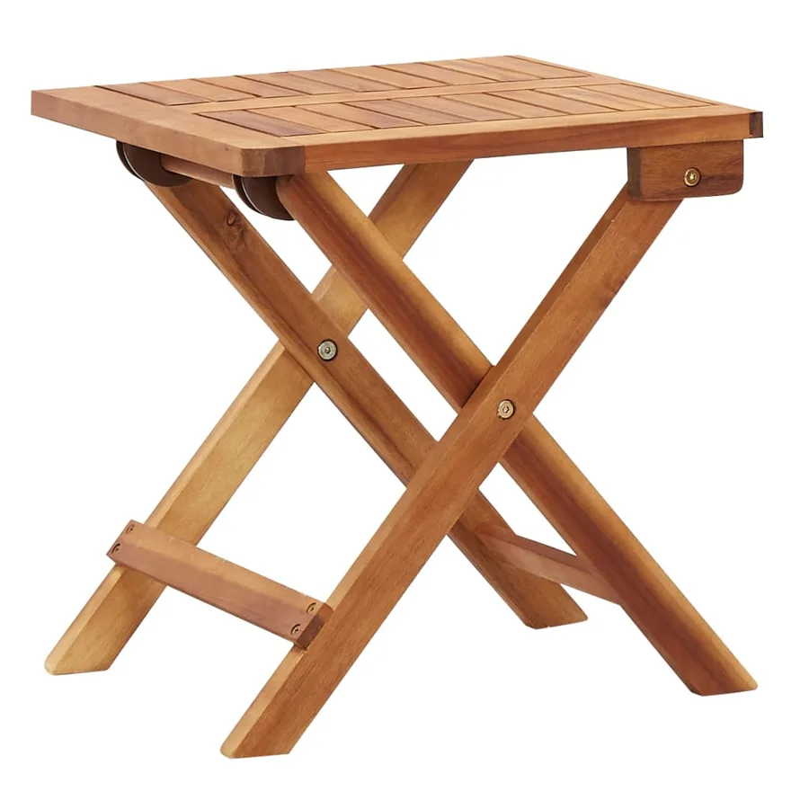 Chaise longue avec table Résine tressée et bois d'acacia massif - 7