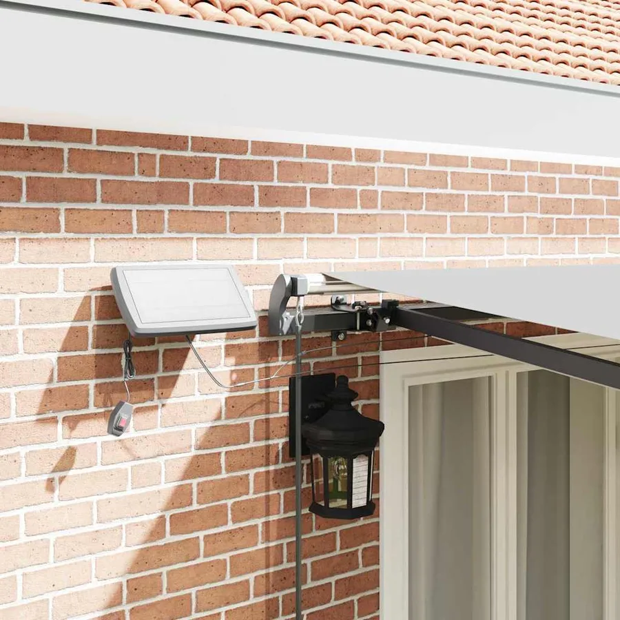 Cadre d'auvent Anthracite 500 × 350 cm Aluminium - 4