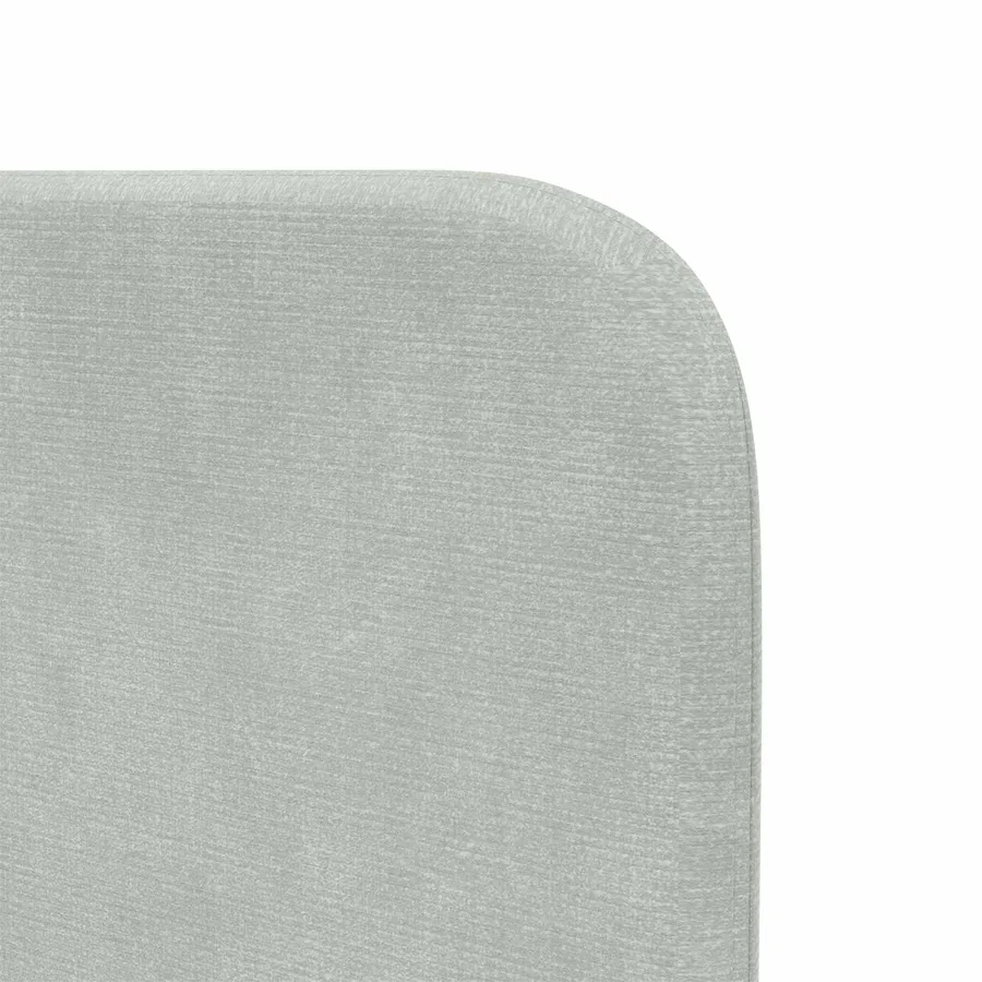 Oreille de tête de lit Gris clair 80 x 16 x 4 cm Velours - 9
