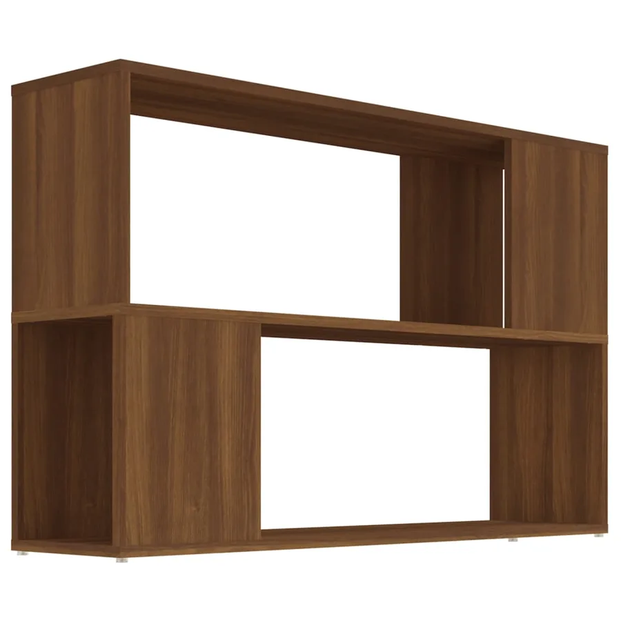Bibliothèque Chêne marron 100x24x63 cm Bois d'ingénierie - 2