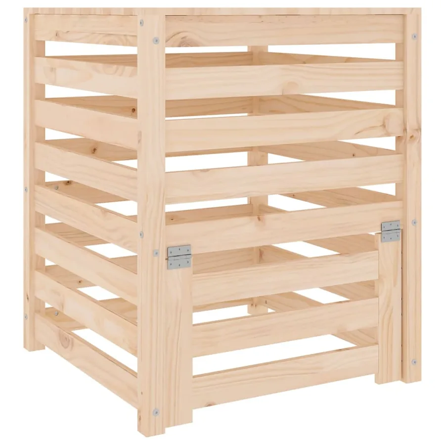 Composteur 63,5x63,5x77,5 cm Bois massif de pin - 2