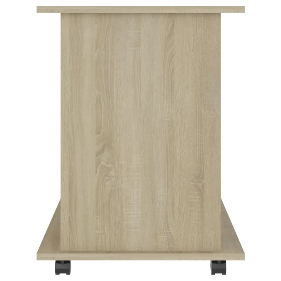 Armoire à roulettes Chêne sonoma 60x45x60 cm Bois d’ingénierie - 5