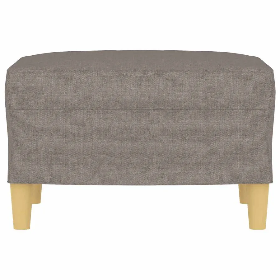 Repose-pied Taupe 60x50x41 cm Tissu - 3