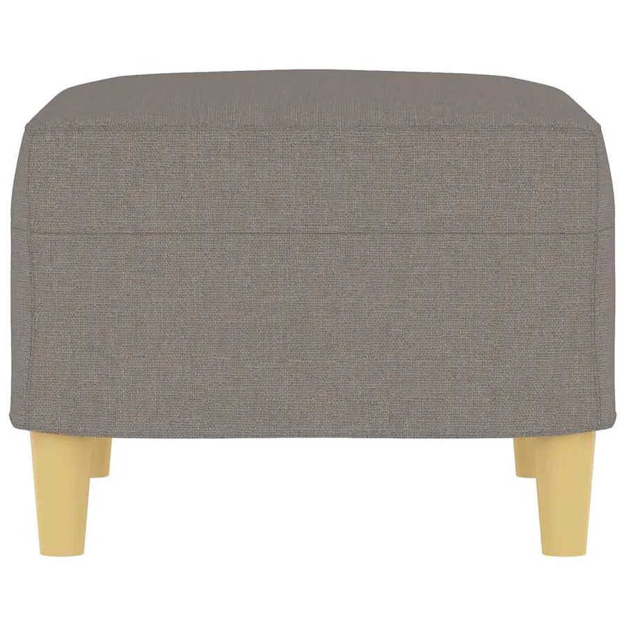 Repose-pied Taupe 60x50x41 cm Tissu - 4