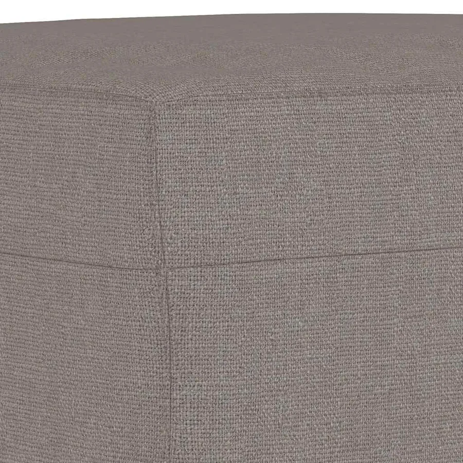 Repose-pied Taupe 60x50x41 cm Tissu - 5