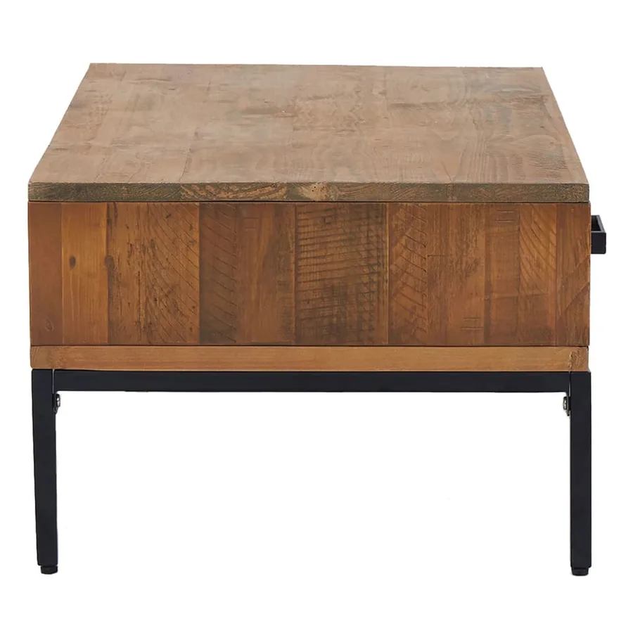 Table basse 90x50x35 cm Bois de pin massif - 5