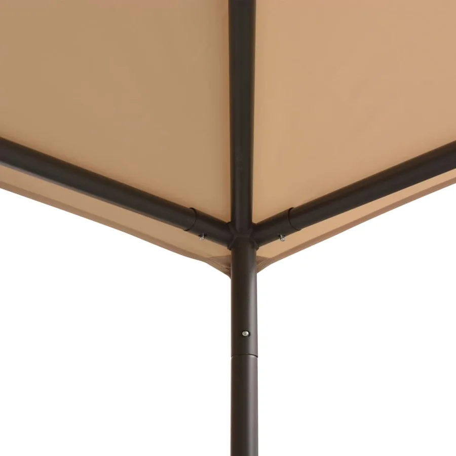 Chapiteau tente 3 x 3 m Beige Acier - 3