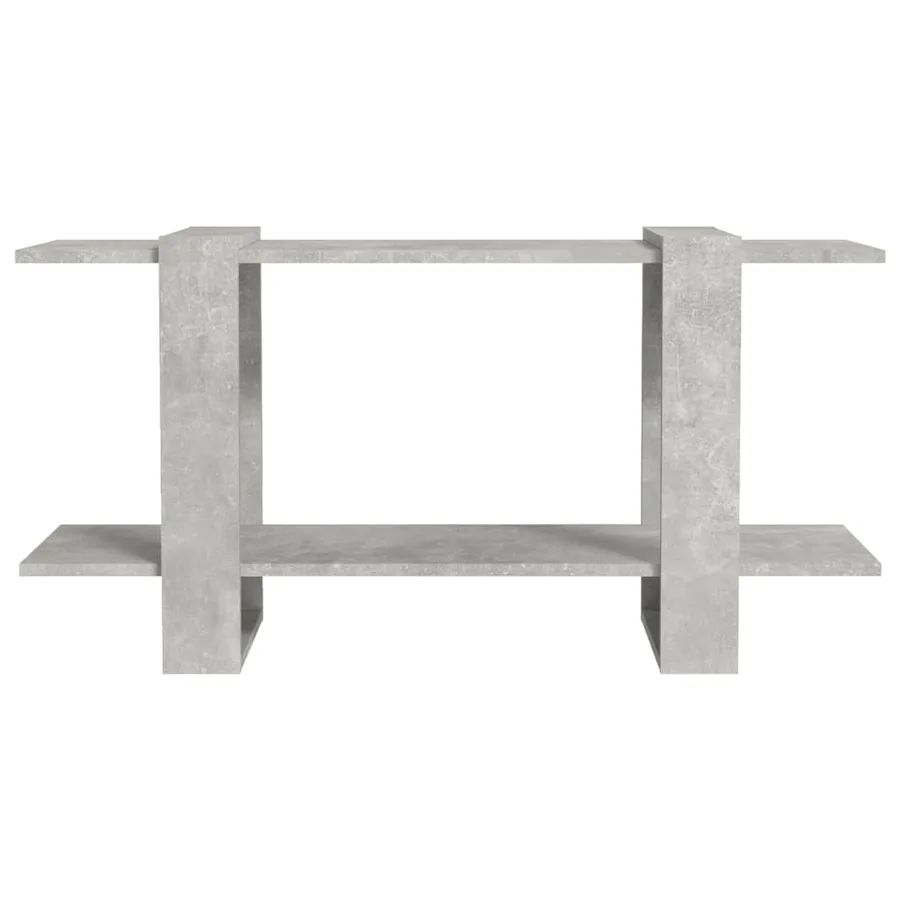 Bibliothèque Gris béton 100x30x51 cm bois d'ingénierie - 3