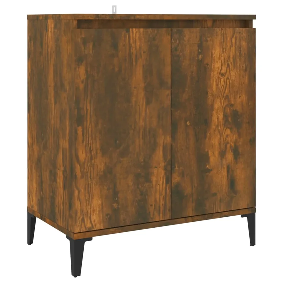 Buffet Chêne fumé 60x35x70 cm Bois d'ingénierie - 2