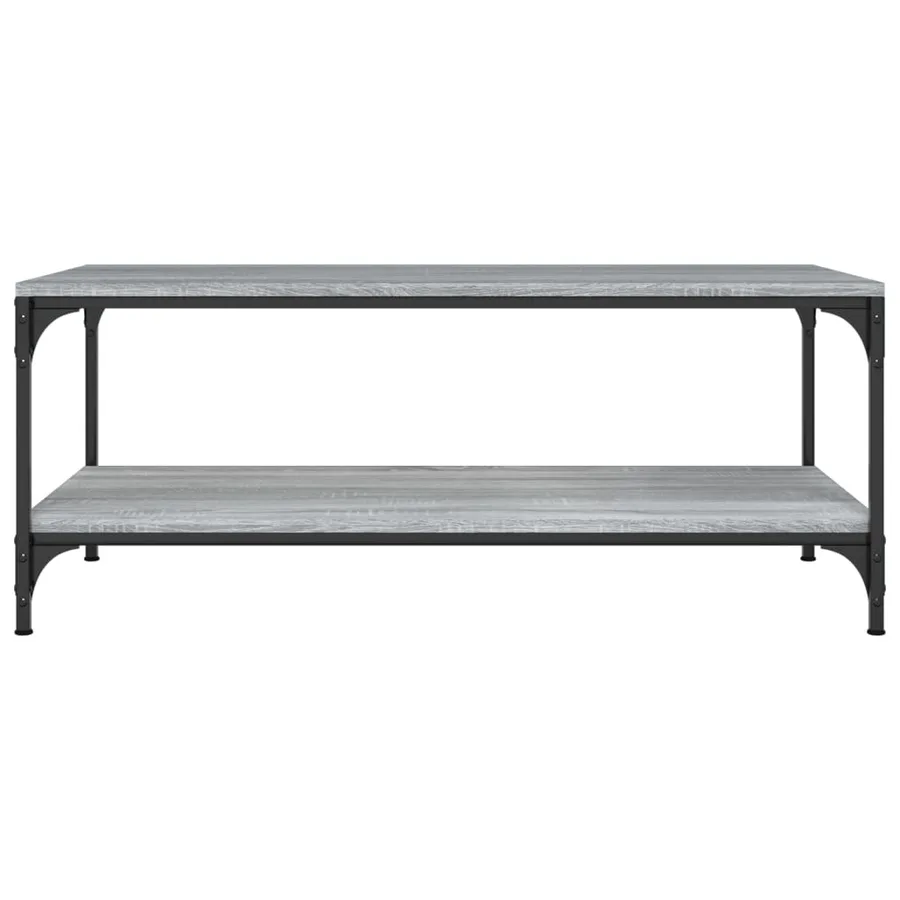 Table basse Sonoma gris 80x50x40 cm Bois d'ingénierie - 4
