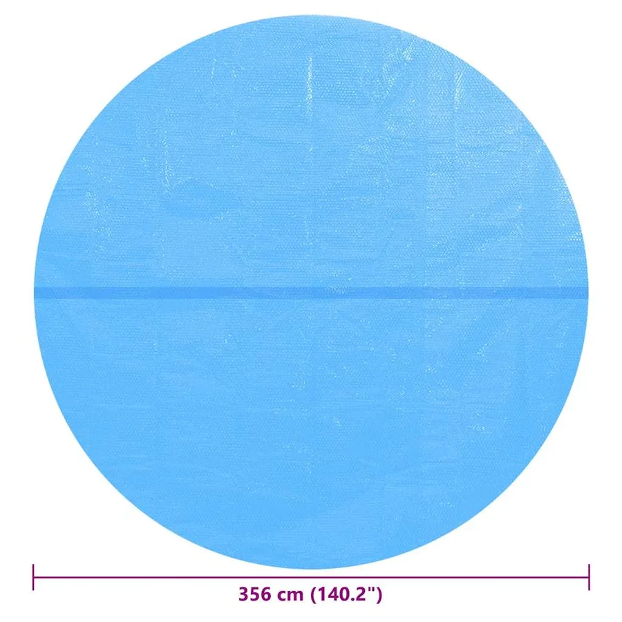 Couverture de piscine Bleu 356 cm PE - 7