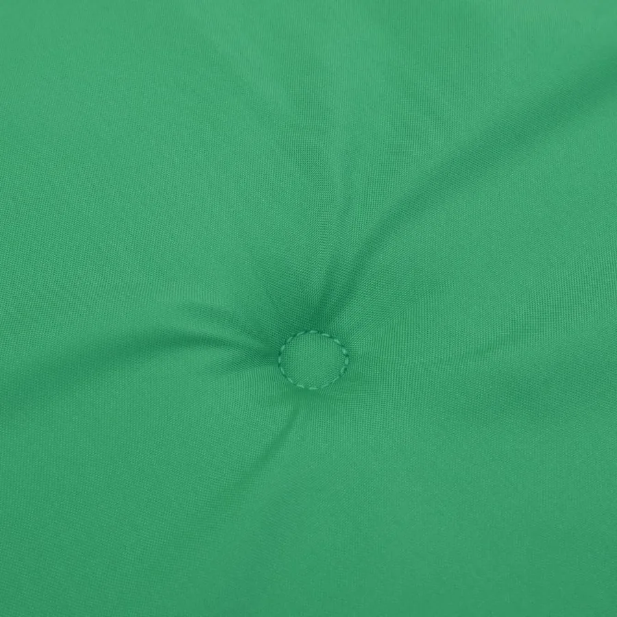 Coussins de chaise de jardin à dossier haut lot de 2 vert tissu - 8