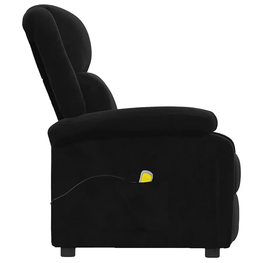 Fauteuil de massage Noir Velours - 4