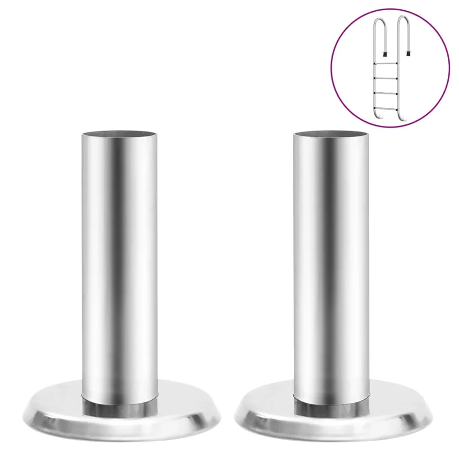 Supports de main courante pour échelle de piscine 2 pcs - 4