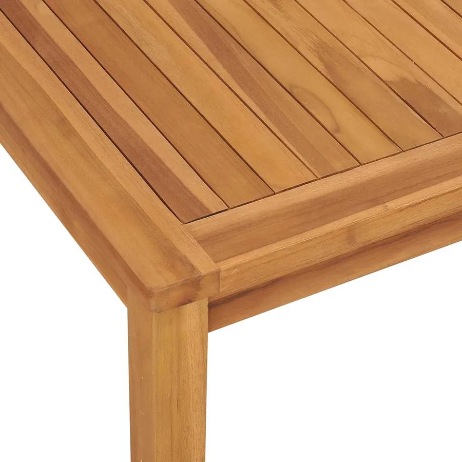Ensemble à manger de jardin 5pcs Bois de teck massif - 8
