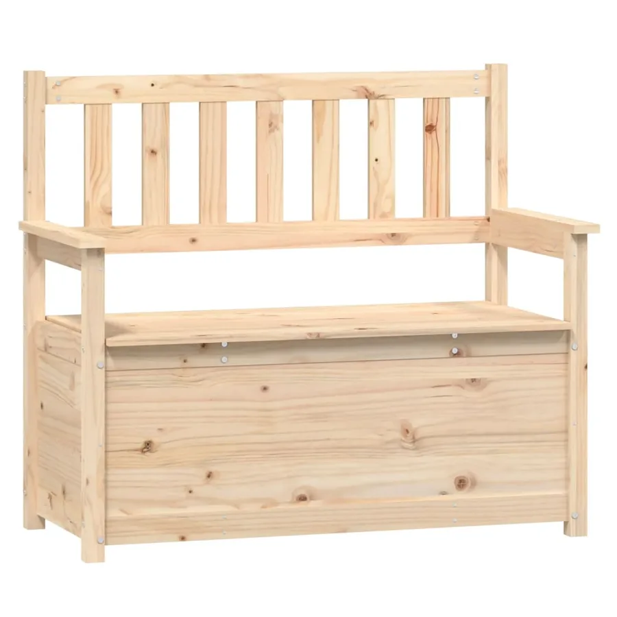 Banc 112,5x51,5x96,5 cm Bois de pin massif - 2