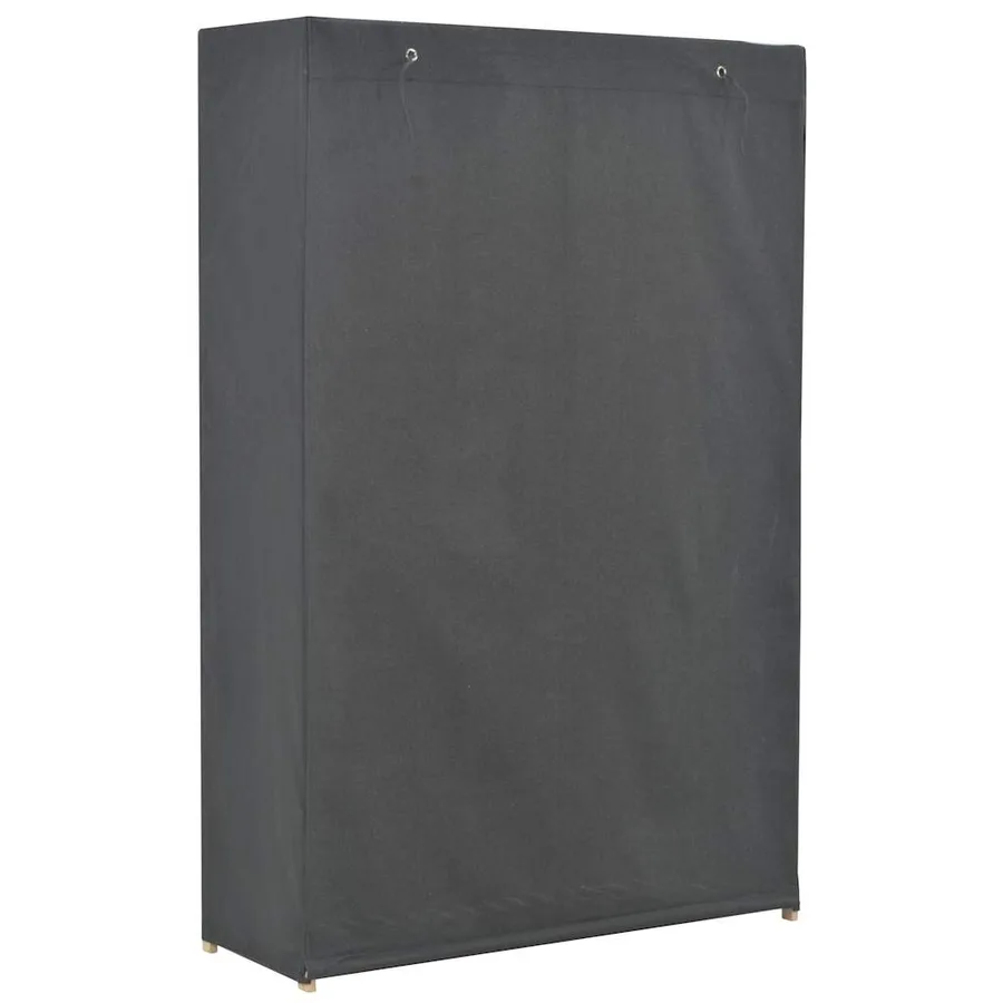 Garde-robe à 3 niveaux Gris 110 x 40 x 170 cm Tissu - 3