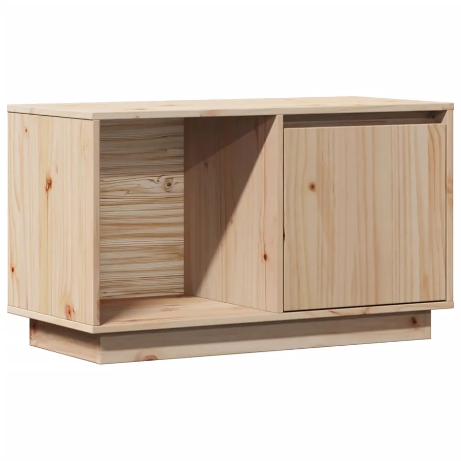 Meuble TV 74x35x44 cm Bois de pin massif - 2