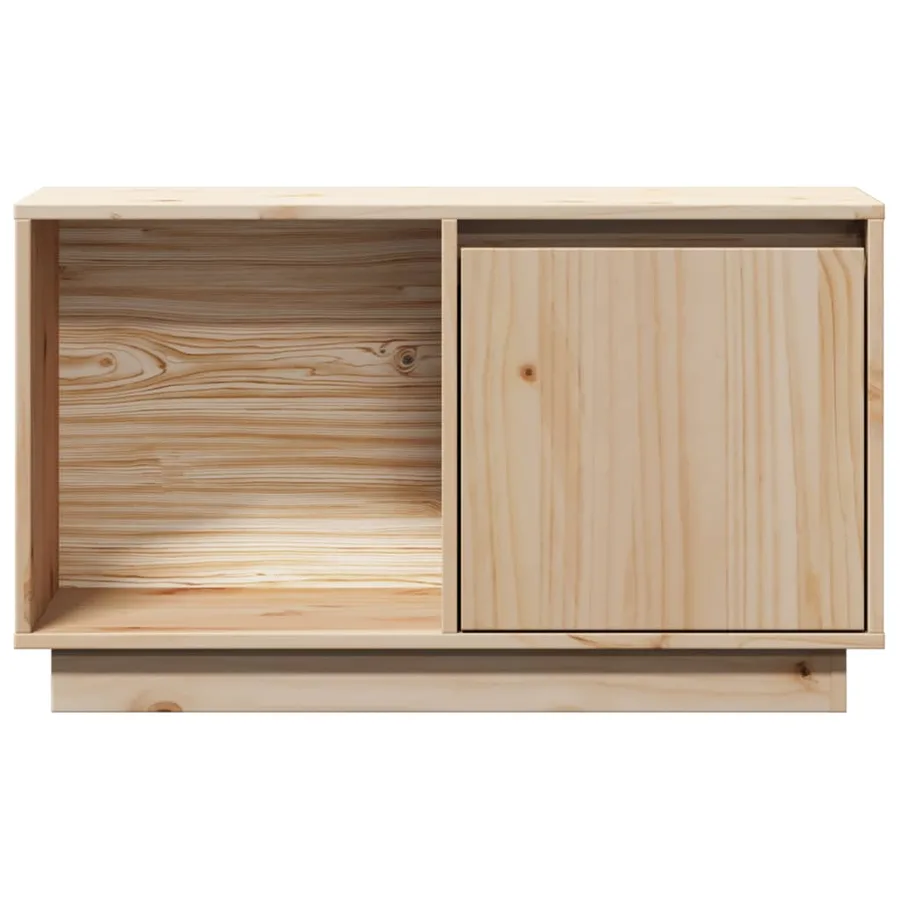 Meuble TV 74x35x44 cm Bois de pin massif - 4