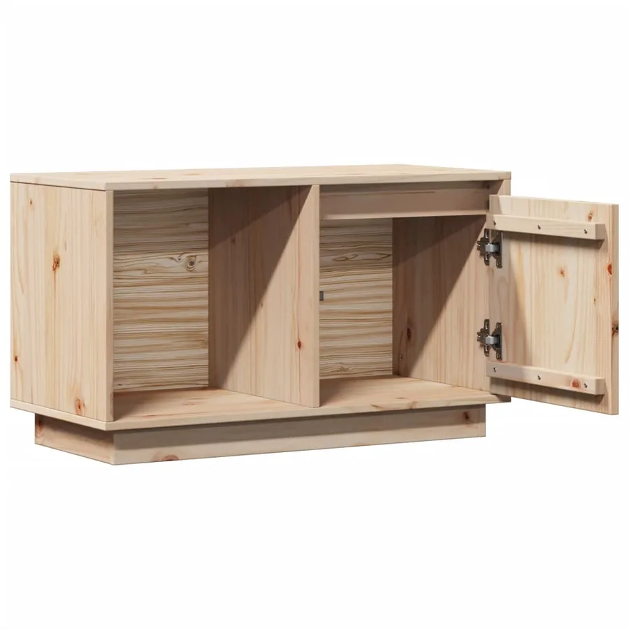 Meuble TV 74x35x44 cm Bois de pin massif - 5