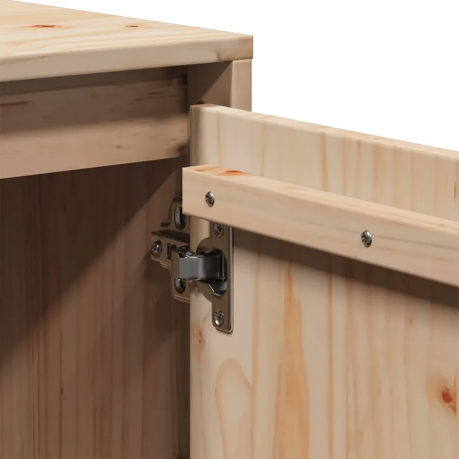 Meuble TV 74x35x44 cm Bois de pin massif - 9