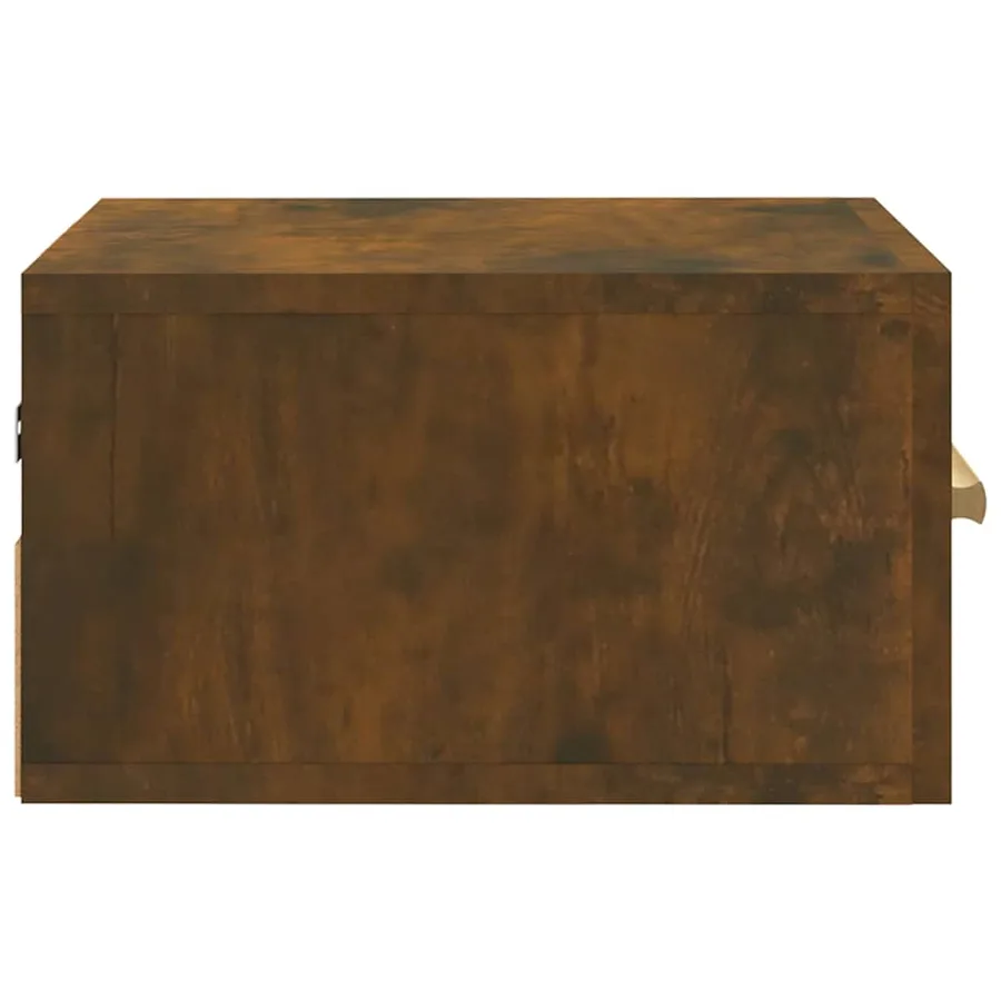 Tables de chevet murales 2 pcs chêne fumé 35x35x20 cm - 6
