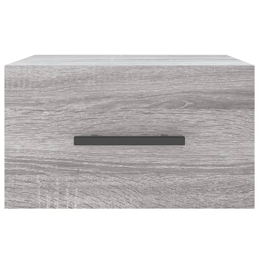 Tables de chevet murales 2 pcs sonoma gris 35x35x20 cm - 4