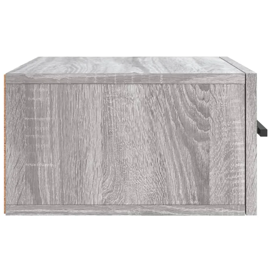 Tables de chevet murales 2 pcs sonoma gris 35x35x20 cm - 7