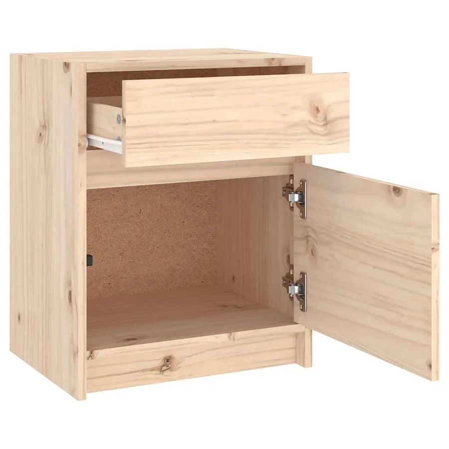 Table de chevet 40x31x50 cm bois de pin massif - 6