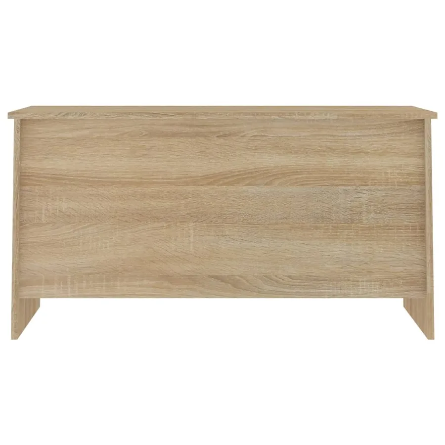 Table basse chêne sonoma 102x55,5x52,5 cm bois d'ingénierie - 4