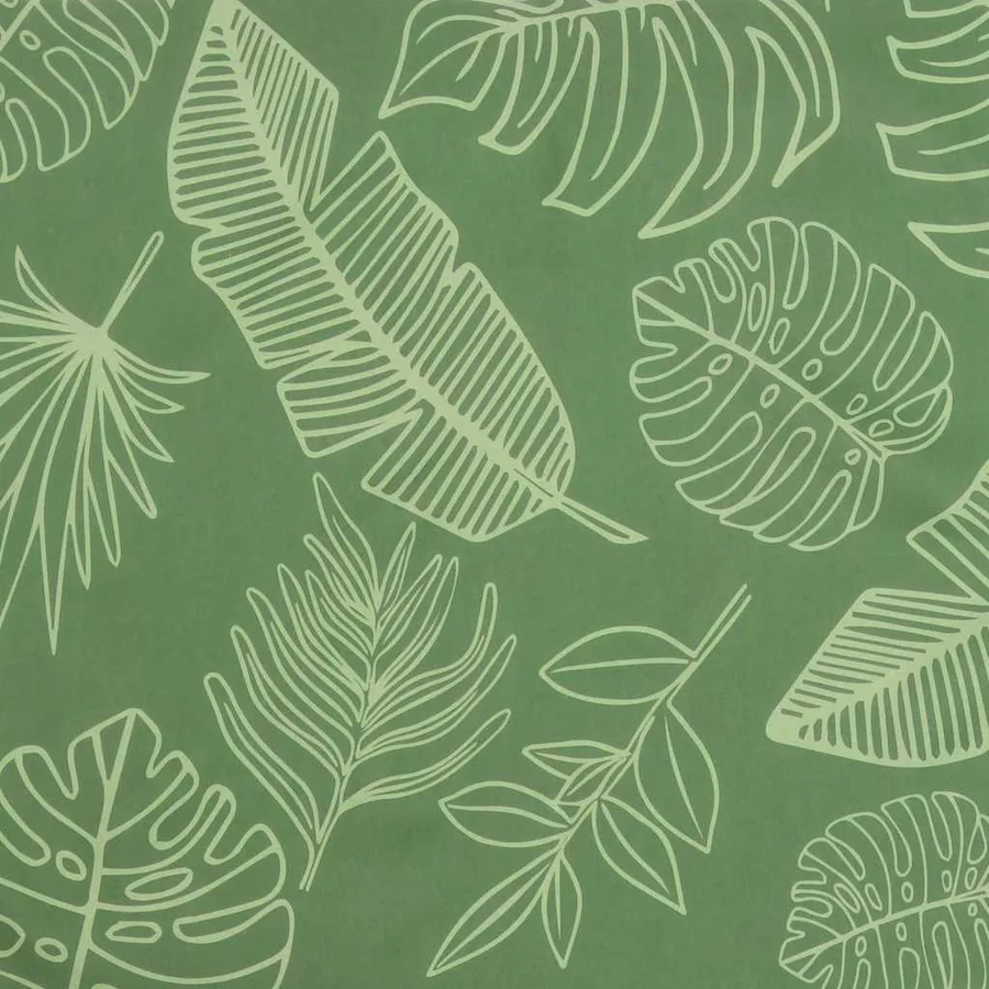 Coussins de banc de jardin lot de 2 motif de feuilles - 8