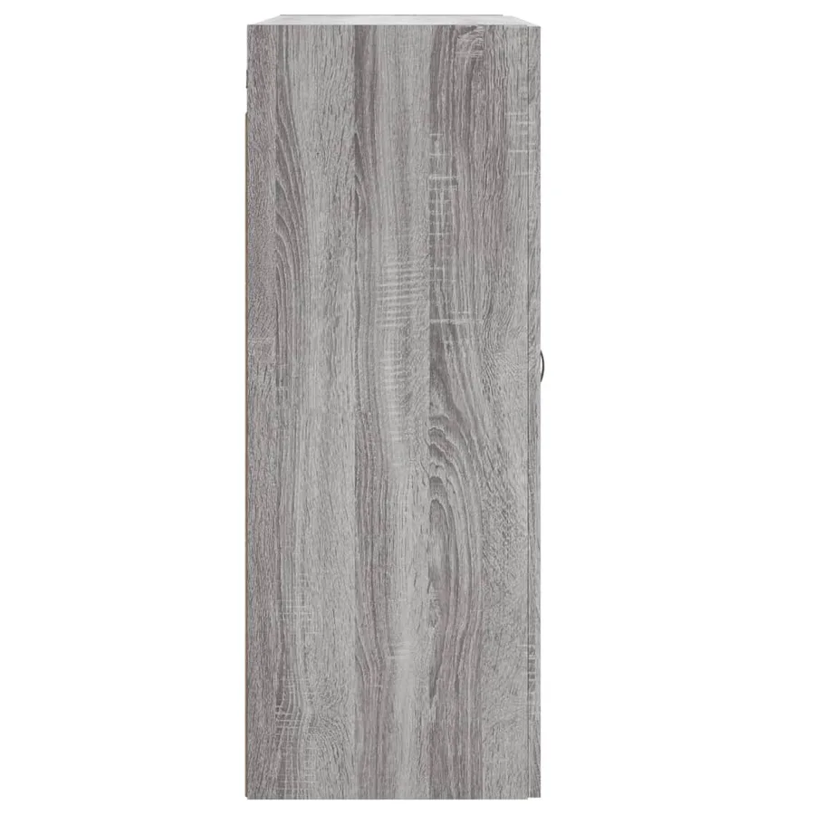 Armoire murale sonoma gris 69,5x34x90 cm bois d'ingénierie - 8