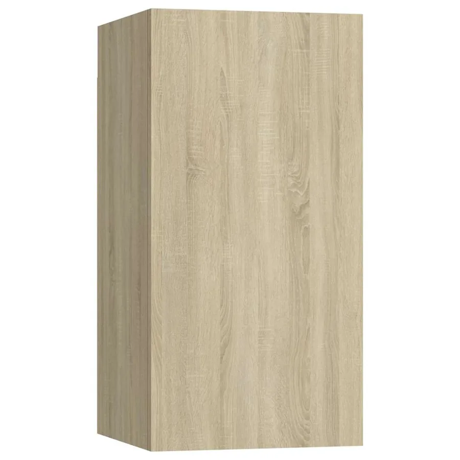 Meuble TV Chêne sonoma 30,5x30x60 cm Bois d’ingénierie - 2